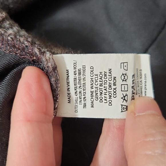 prAna wool blend zip up jacket EUC - Picture 10 of 11